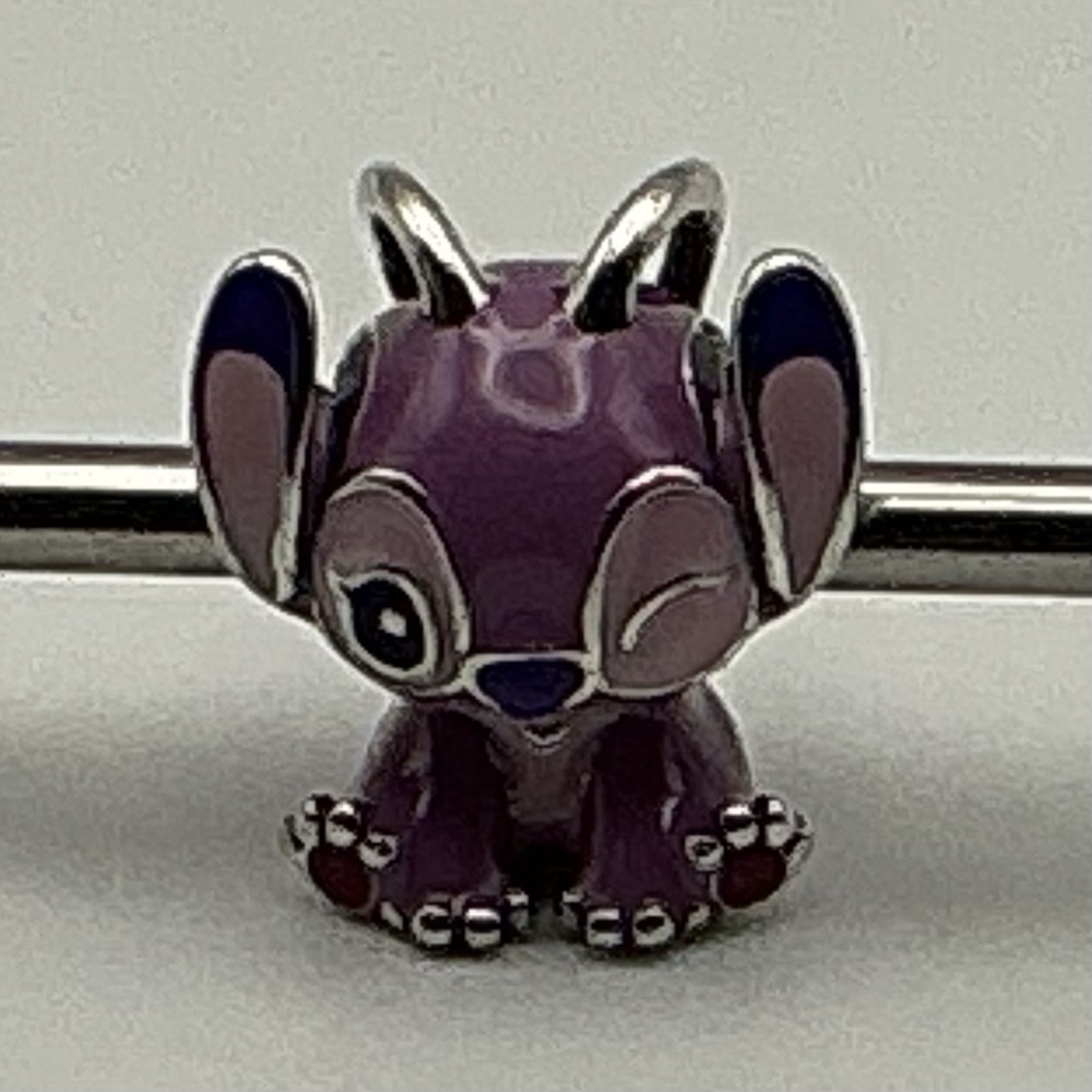 Pandora Disney Lilo & Stitch Angel Charm 793739C01 Sterling Silver Enamel